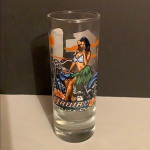 Harley Davidson Hawaii shot glass